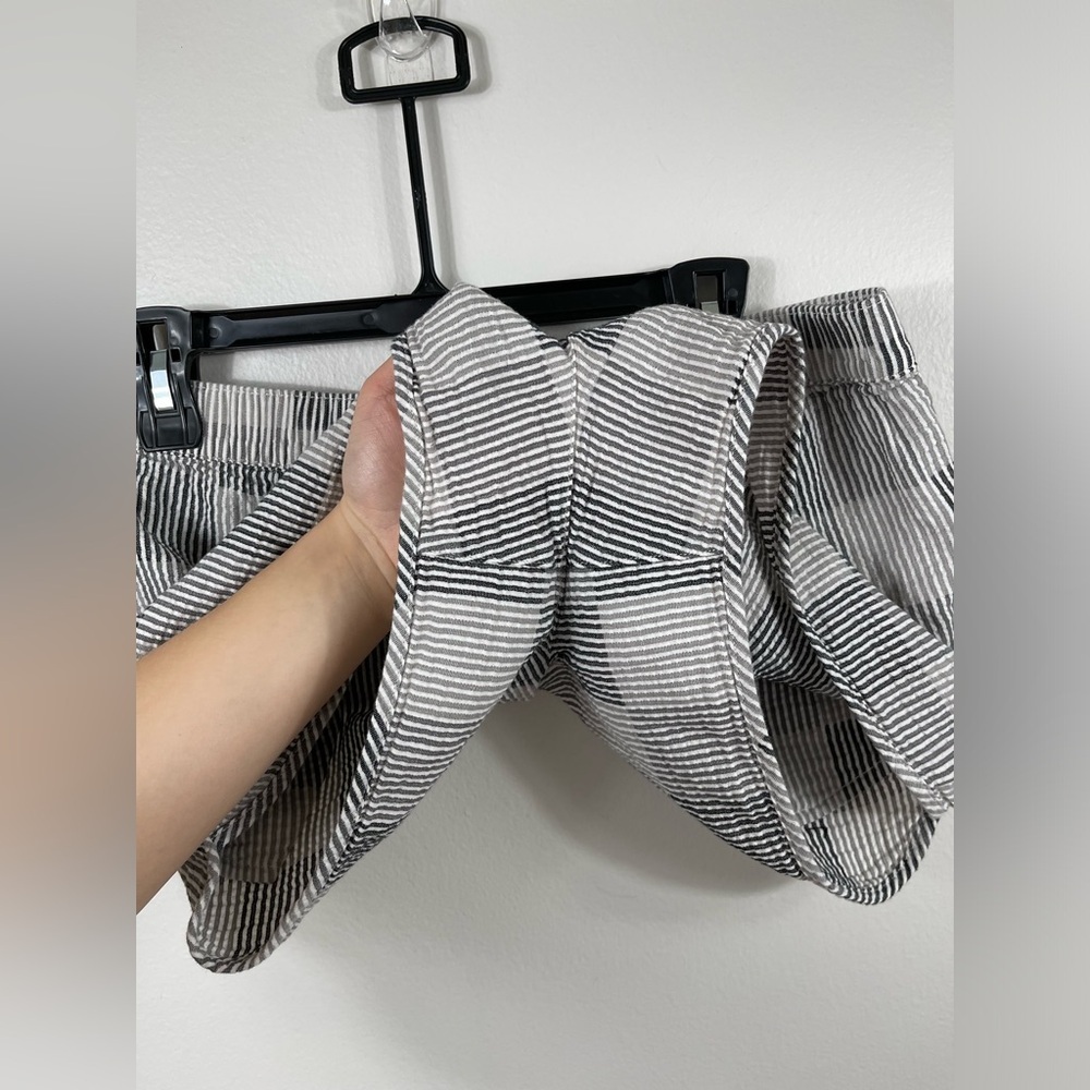 Shorts Pull-On Shorts Women's in Striped Check Cotton Summer Madewell - Picture 12 of 16